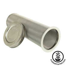 Load image into Gallery viewer, Stainless Steel Cold Brew Coffee and Tea Filter &amp; Lid
